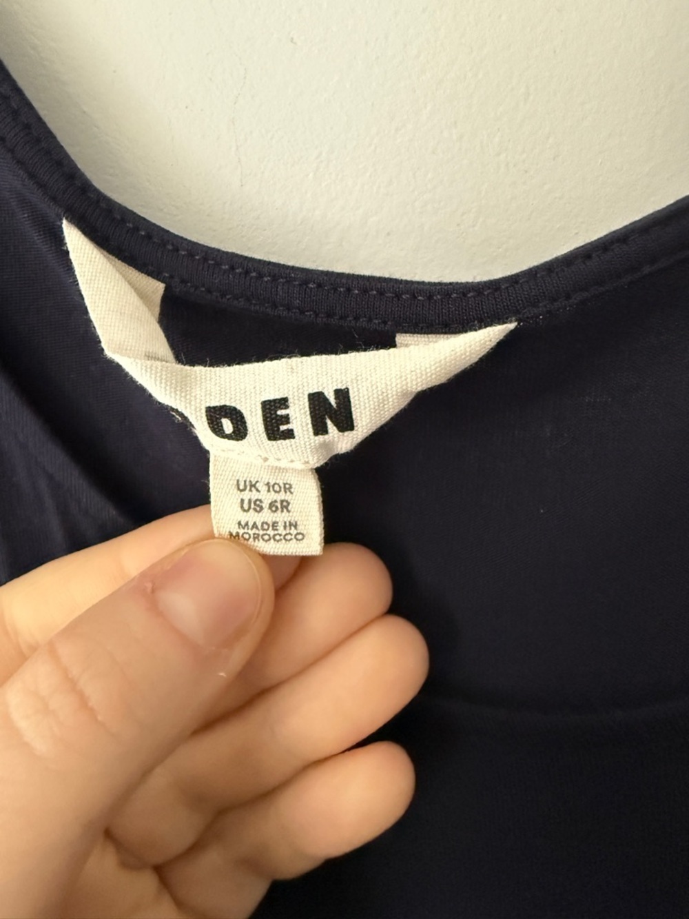 Boden Amelie jersey dress navy 6 regular - Picture 2 of 4
